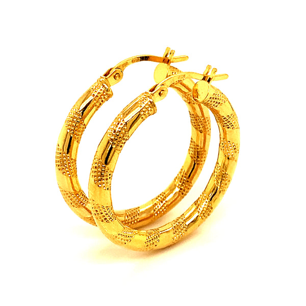 Argollas en oro amarillo 10k