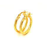 Argollas en oro amarillo 10k