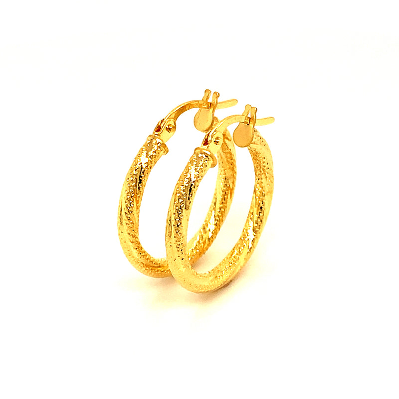 Argollas en oro amarillo 10k