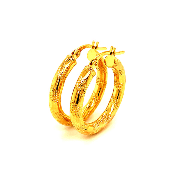 Argollas en oro amarillo 10k