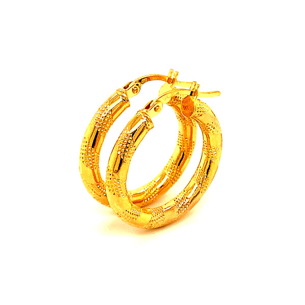 Argollas en oro amarillo 10k