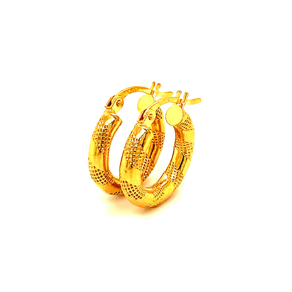 Argollas en oro amarillo 10k