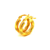 Argollas en oro amarillo 10k