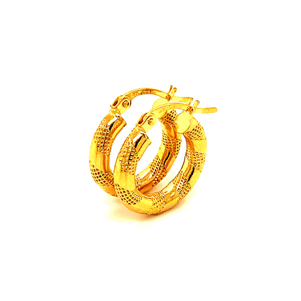 Argollas en oro amarillo 10k