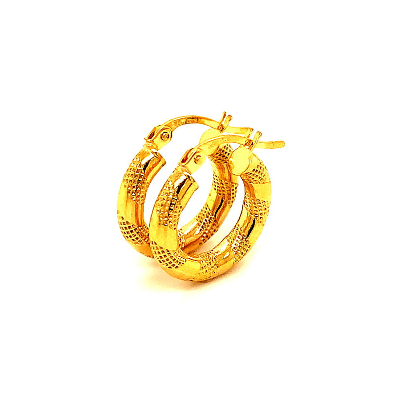 Argollas en oro amarillo 10k