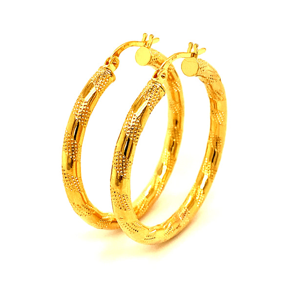 Argollas en oro amarillo 10k