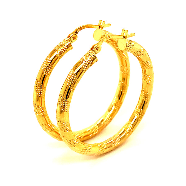 Argollas en oro amarillo 10k