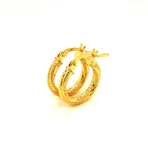 Argollas en oro amarillo 10k