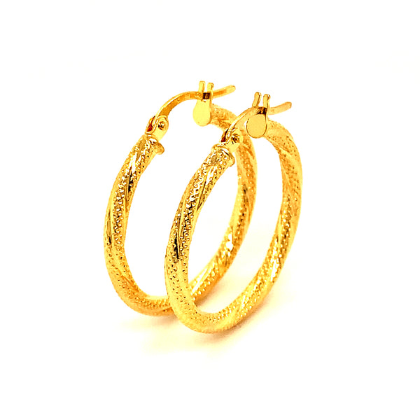 Argollas en oro amarillo 10k