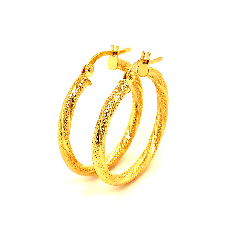 Argollas en oro amarillo 10k