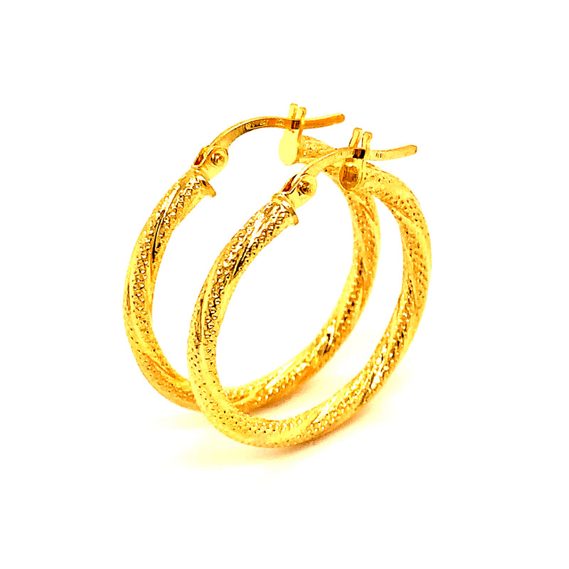 Argollas en oro amarillo 10k