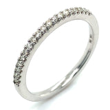 (SOFIA) Set de anillos con diamantes en oro blanco 10k