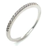 (SOFIA) Set de anillos con diamantes en oro blanco 10k