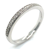 (SOFIA) Set de anillos con diamantes en oro blanco 10k