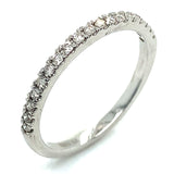(SOFIA) Set de anillos con diamantes en oro blanco 10k