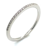 (SOFIA) Set de anillos con diamantes en oro blanco 10Kt.