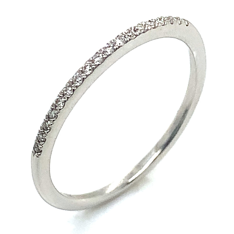 (SOFIA) Set de anillos con diamantes en oro blanco 10Kt.