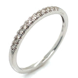 (SOFIA) Set de anillos con diamantes en oro blanco 10k