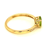 Anillo de Peridoto en oro amarillo 10kt.  ANTES:  $319.00