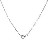Collar de Peridoto en oro blanco 10kt.  ANTES:  $399.00