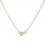 Collar de Peridoto en oro amarillo 10k