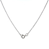 Collar de Peridoto en oro blanco 10kt.  ANTES:  $249.00