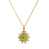 Collar de Peridoto en oro amarillo 10k  ANTES:  $249.00