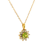 Collar de Peridoto en oro amarillo 10k  ANTES:  $249.00