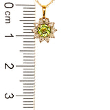 Collar de Peridoto en oro amarillo 10k  ANTES:  $249.00