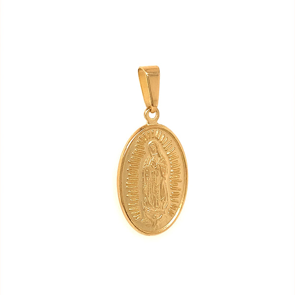 Dije (Virgen de Guadalupe) en oro amarillo 18kt.