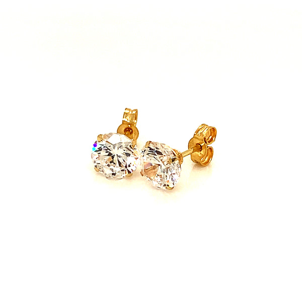 Aretes (circones) en oro amarillo 10kt