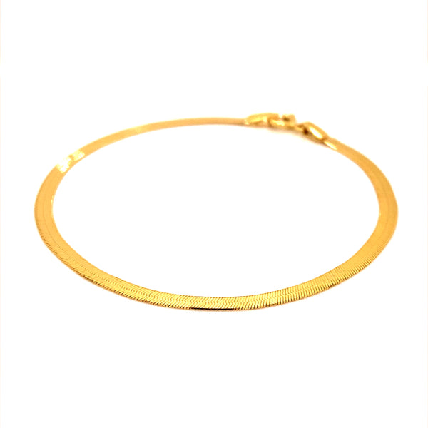 Pulsera (omega) en oro amarillo 10kt. 19cm