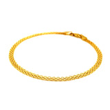 Pulsera (bismark) en oro amarillo 10kt. 19cm