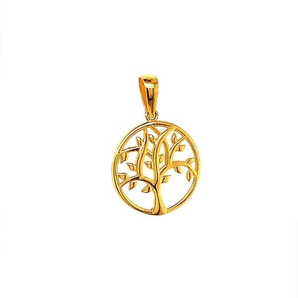 Dije (árbol de la vida) en oro amarillo 18k