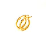 Argollas en oro amarillo 18k