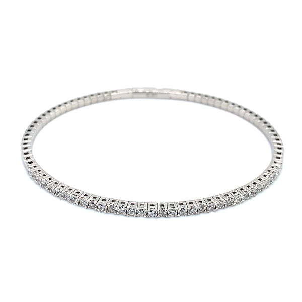 Pulsera con circones en plata 925.