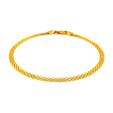 Pulsera (bismark) en oro amarillo 10kt. 19cm