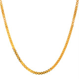 Cadena (Bismark Maciza) 60cm en oro amarillo 18k