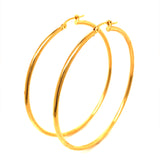 Argollas en oro amarillo 18k