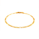 Pulsera (cartier maciza) en amarillo 18k. 18cm