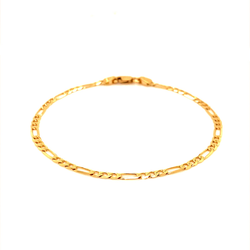 Pulsera (cartier maciza) en amarillo 18k. 18cm