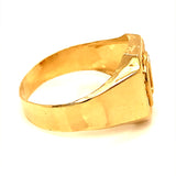 Anillo para caballero en oro amarillo 10kt.