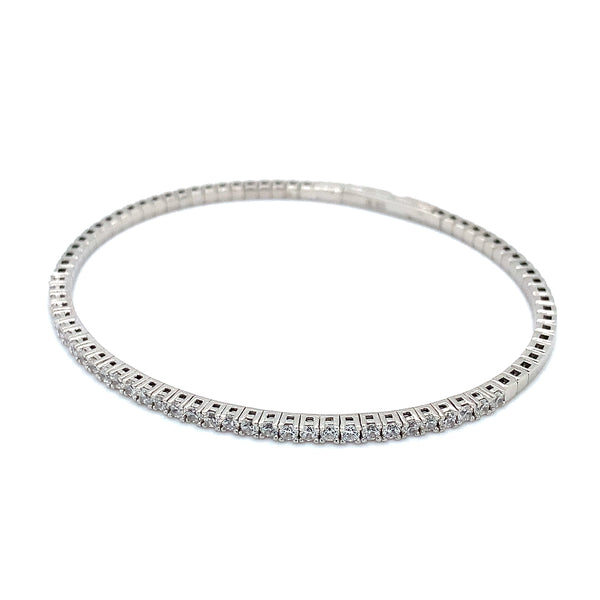 Pulsera con circones en plata 925.