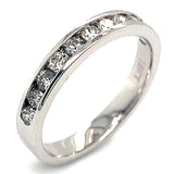 (MIA) Banda con diamantes en oro blanco 18KT D-0.50CT