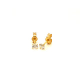 Aretes (circones) en oro amarillo 10kt