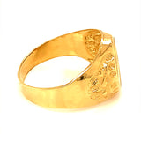 Anillo para caballero en oro amarillo 10kt.