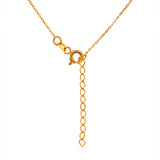 Collar (doble) de corazones en oro amarillo 18kt. 42cm/45cm