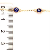 Pulsera (ojos) en amarillo 18k. 17/19cm