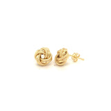 Aretes (nudos) en oro amarillo 10KT
