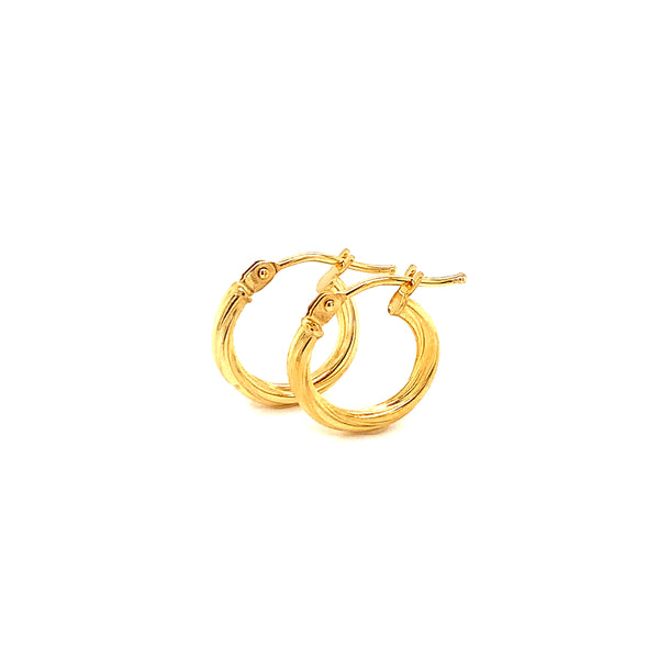 Argollas en oro amarillo 10kt